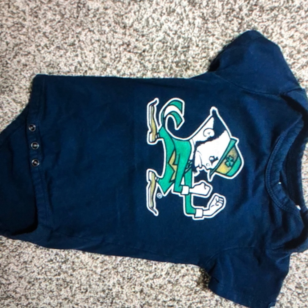 Garb Norte Dame Baby onesie size 6 month